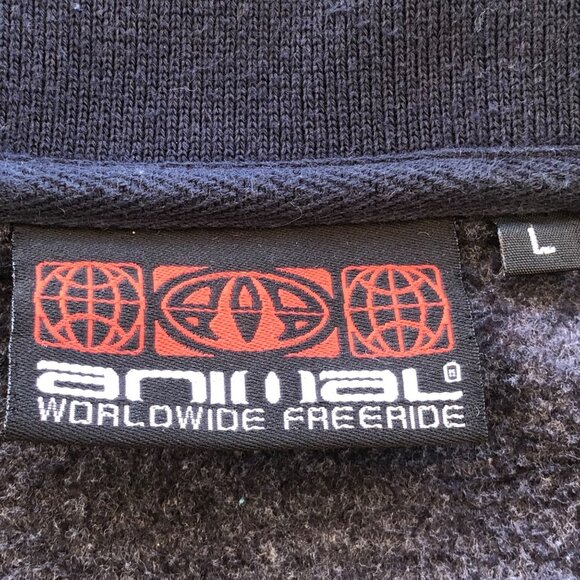 UK Based Animal Worldwide Freeride Men's Full Zip Warm Jacket Coat - Picture 8 of 15